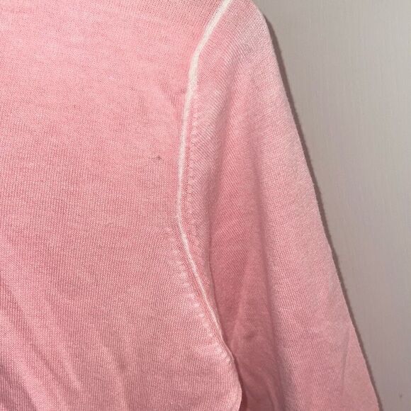 ✨Reiss Washed Out Pink V-Neck Long Sleeve Sz Small Sweater✨ - Picture 6 of 7